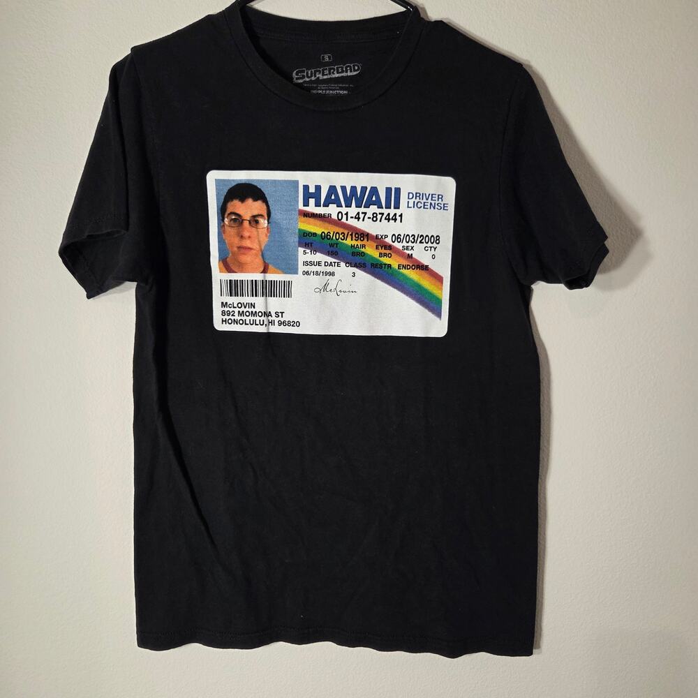Y2k Superbad Graphic T-shirt Mclovin Small 100% Cotton